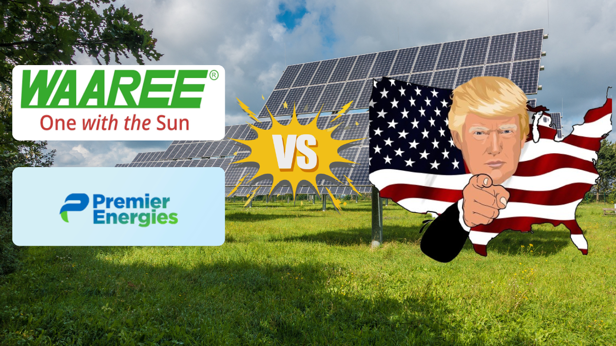 Read more about the article Why Waaree and Premier Energies Took a Hit: The Trump Tax Bill Ripple Effect